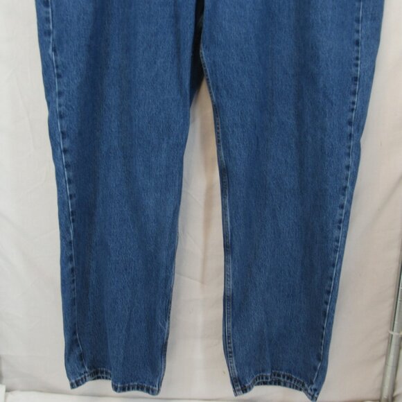 Levi Strauss & Co 550 Red Tab Men's High Rise Straight Leg Blue Jeans 48X31 - Picture 3 of 9